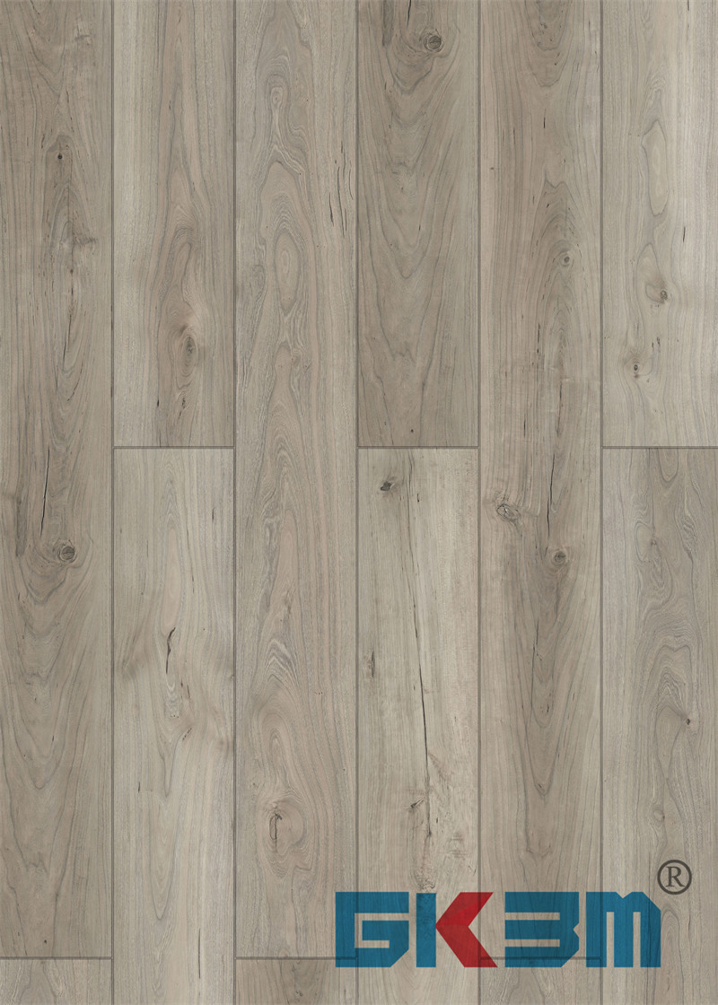 5mm White Cherry Rigid Luxury Vinyl Flooring Plank Fireproof Anti Scratch