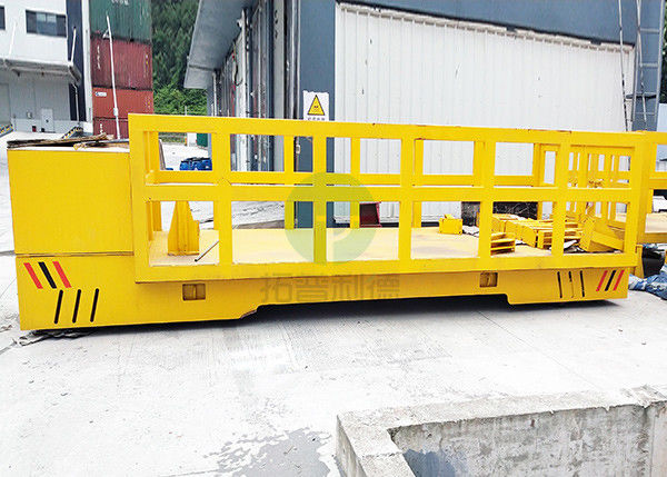 Battery Powered Motorized 15 Ton Crane Transfer Cart Applied In Working Site