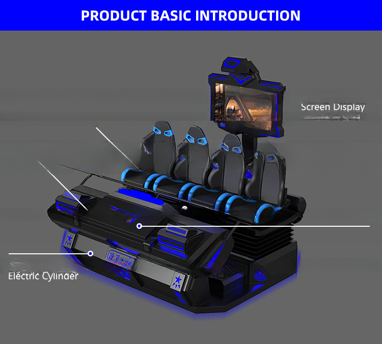 Small Business 9dvr Shooting Simulator 6 Seats 9D VR Cinema VR Simulator Equipment