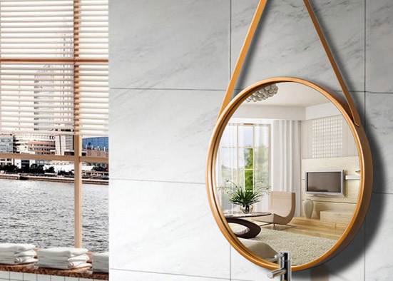Eco Friendly Copper Free Mirror 3~6mm Thickness Anti Corrosion For Bathroom