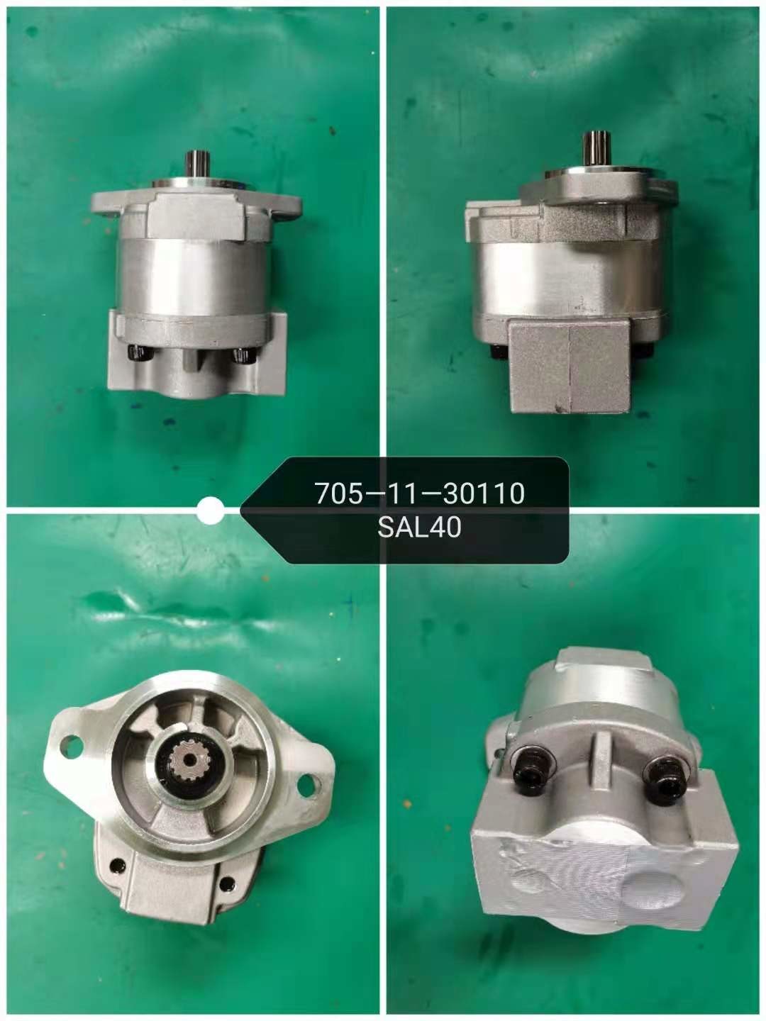 705-11-30110 SAL40 Komatsu Bulldozer Gear Pump D455A 6.181KGS