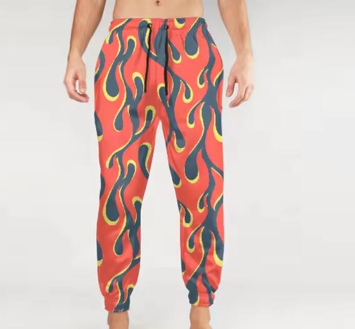 Machine Washable Sublimated Sweatpants Regular Fit For Everyday Wear