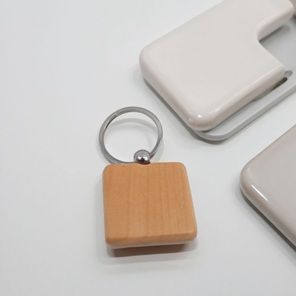 Handcrafted Various Styles Wood Keychains Finest Quality for Decoration