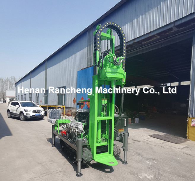 High Performance 30m Hydraulic Pile Driver Featuring 30HP Diesel Engine