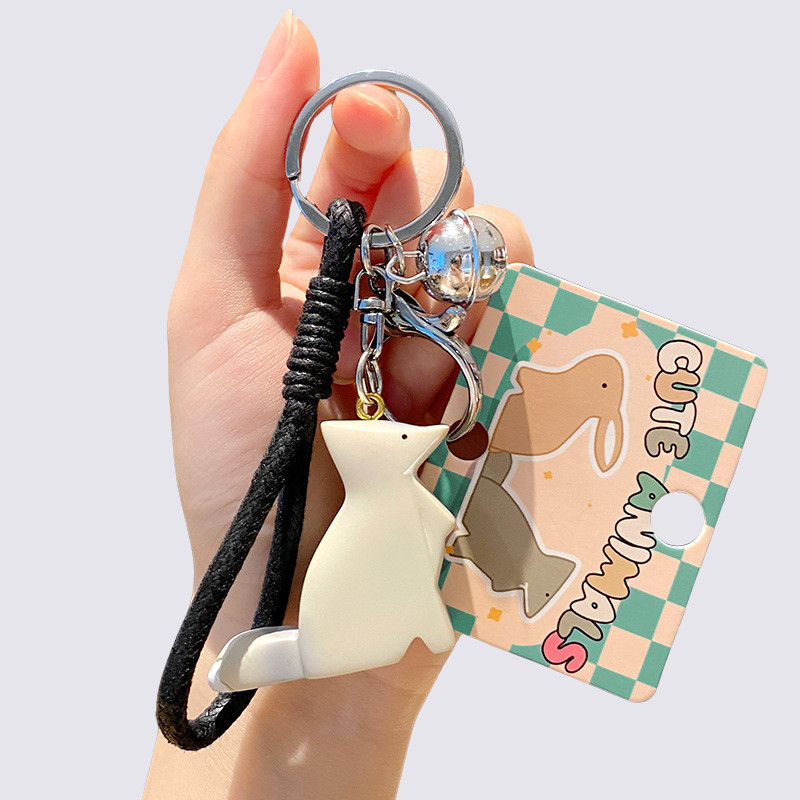 Cute Kawaii Anime Keychains Soft Silicone Key Chain Accessories for Women Girls Backpack