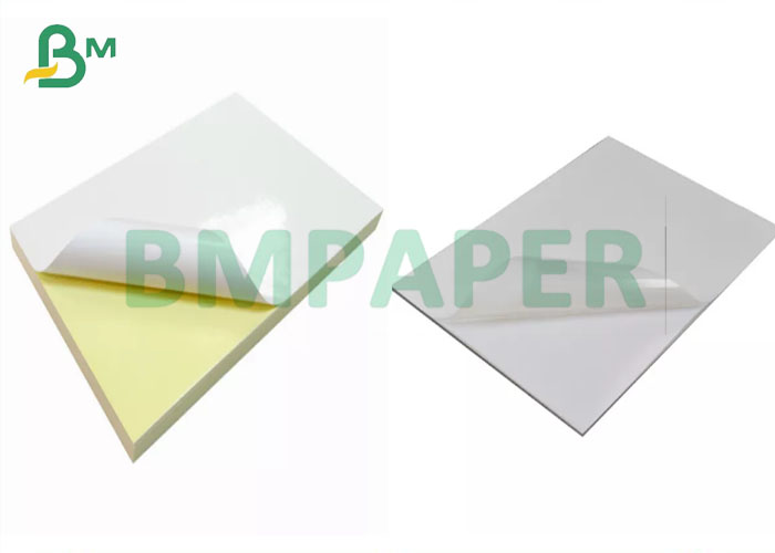 80gsm 100gsm Semi Gloss Self Adhesive Sticker Paper Sheets 20 * 30 Inch