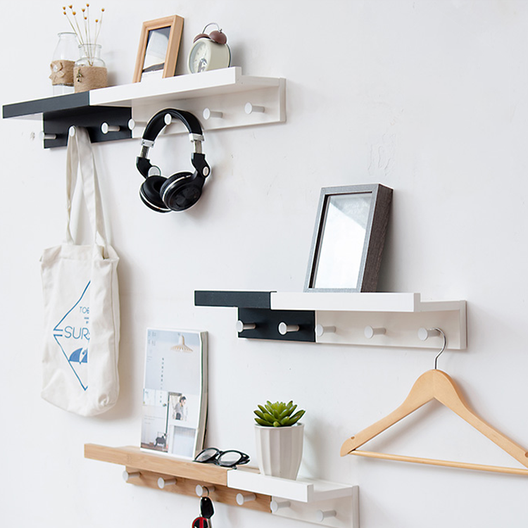 Expandable Wall Mounted Bamboo Towel Rack with Shelf The Essential Storage Solution