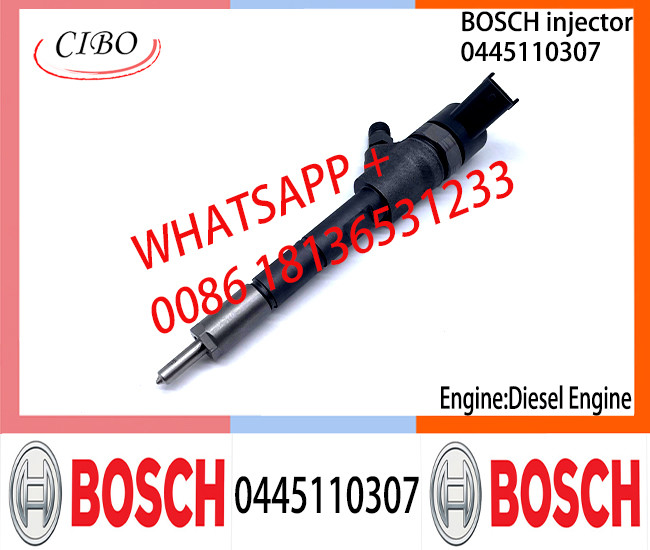 BOSCH injetor 0445110307 6271-11-3100 Common fuel Injector 0445110307 6271-11-3100 for KOMATSU