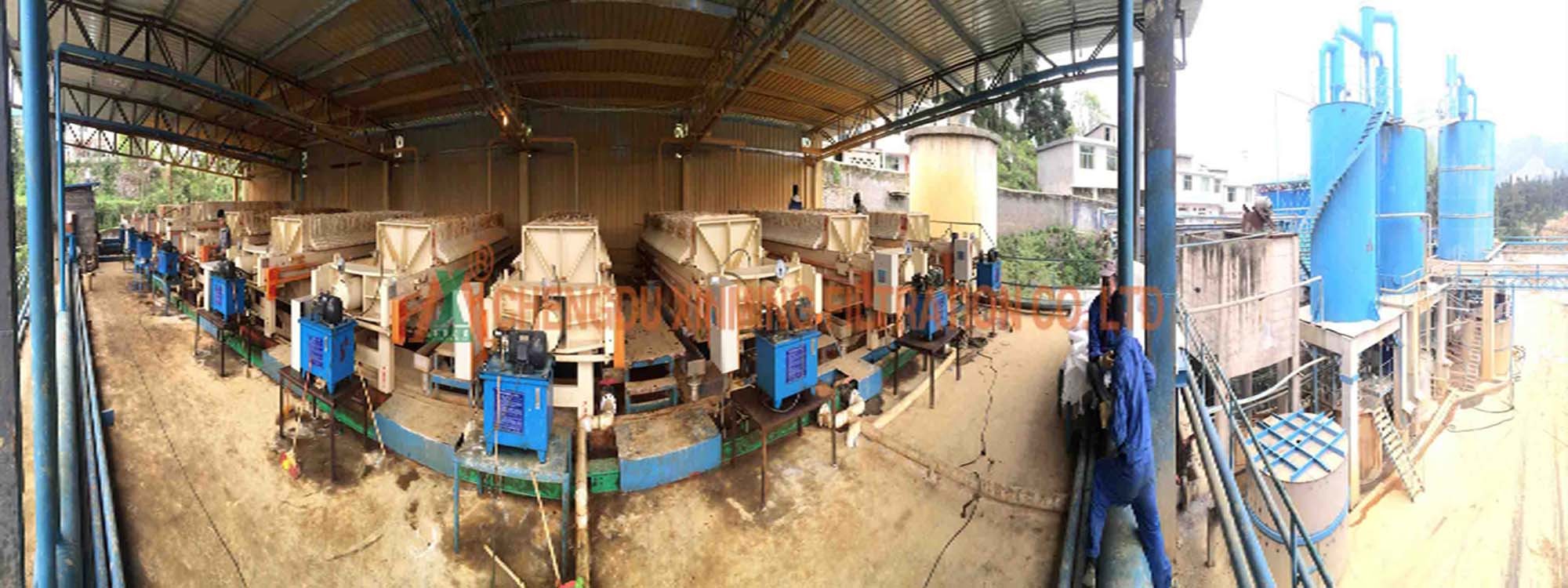 Fully Automated Filtration Filter Press ≥0.6MPa Filter Pressure High Efficiency