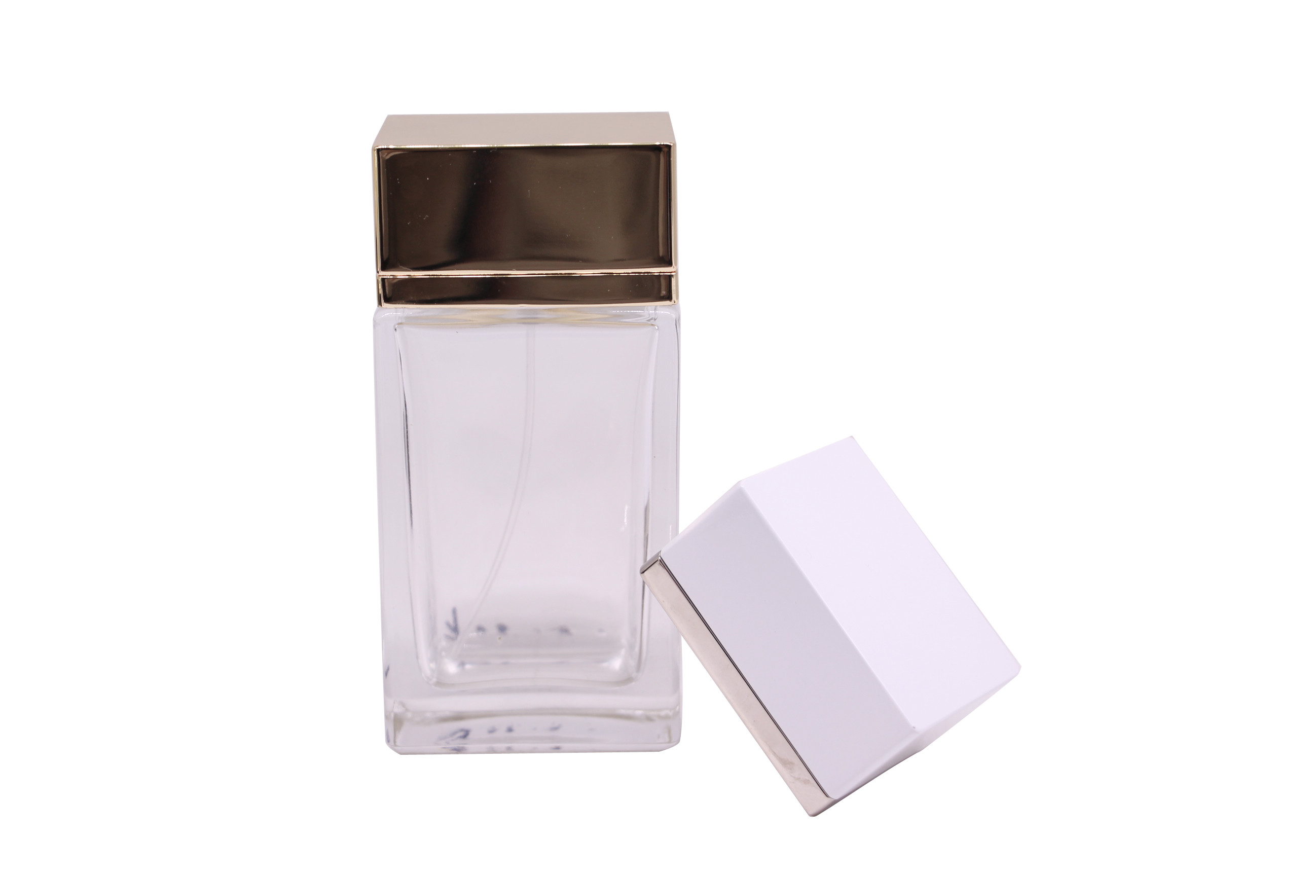 Customized Hanging Plating zinc Alloy 65g Zamak Perfume Caps