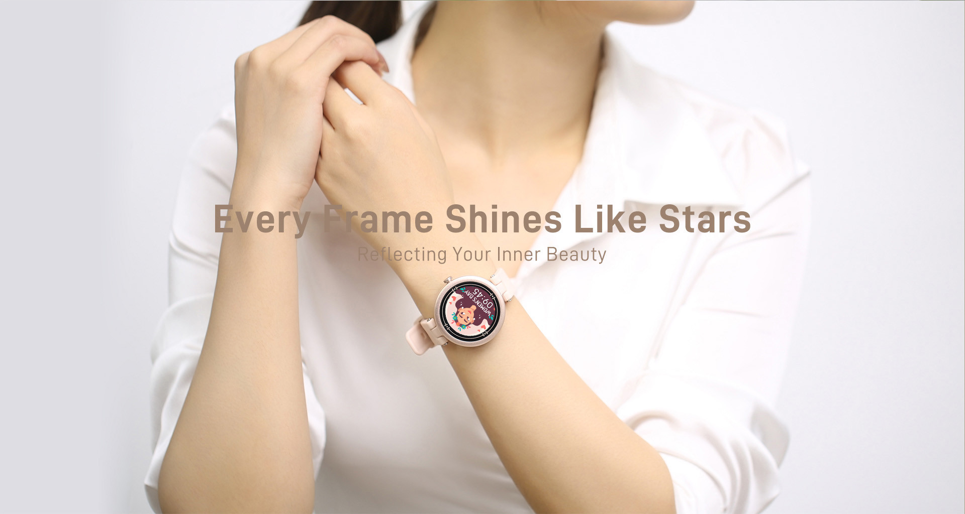 Accurate Step Counting Health Monitor Touch Screen Smartwatch Bluetooth LE 5.0