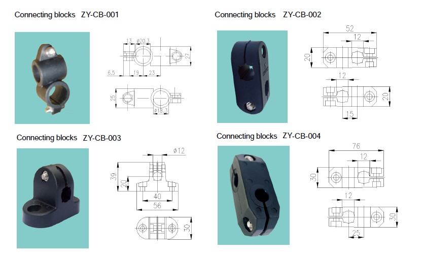 CONNECTION JOINTS CONNECTING BLOCKS
