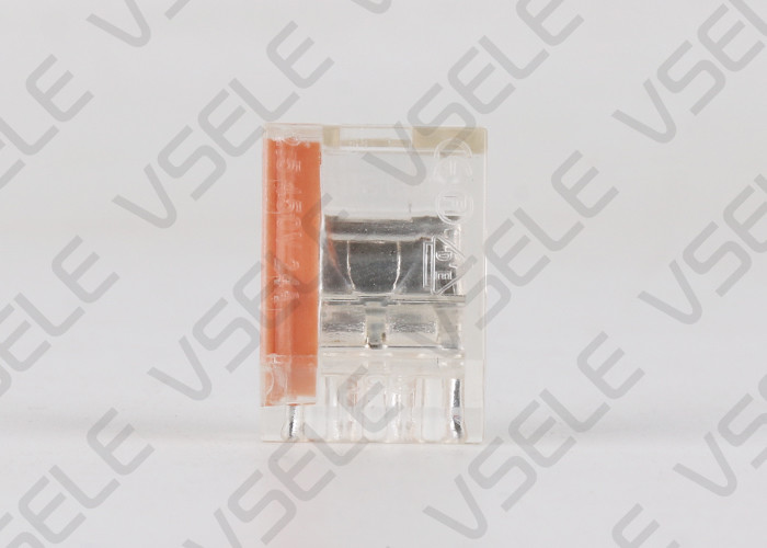2 Port Push In Wire Connectors / Quick Connect Electrical Connectors