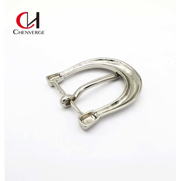 unisex nickel Heel Bar Belt Buckle , 41.2g Replacement Belt Buckle With Removable Pin
