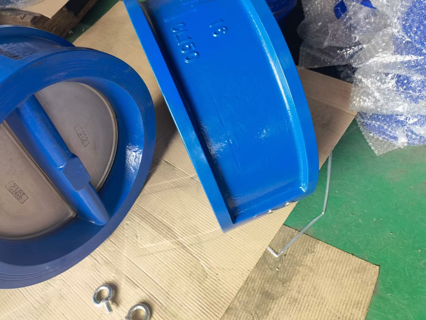 Ductile Iron Stainless Steel SS304 CF8 pn16 bs din swing Duo Dual check valves Wafer Butterfly Non-ReurnWCB Carbon Steel
