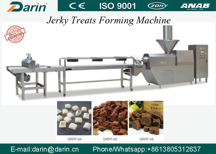 Automatic Pet Food Production Line stainless steel material pet meat snack machine