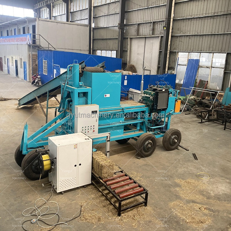 8566 KG Full-Automatic Hydraulic Alfalfa Clover Baler Machines