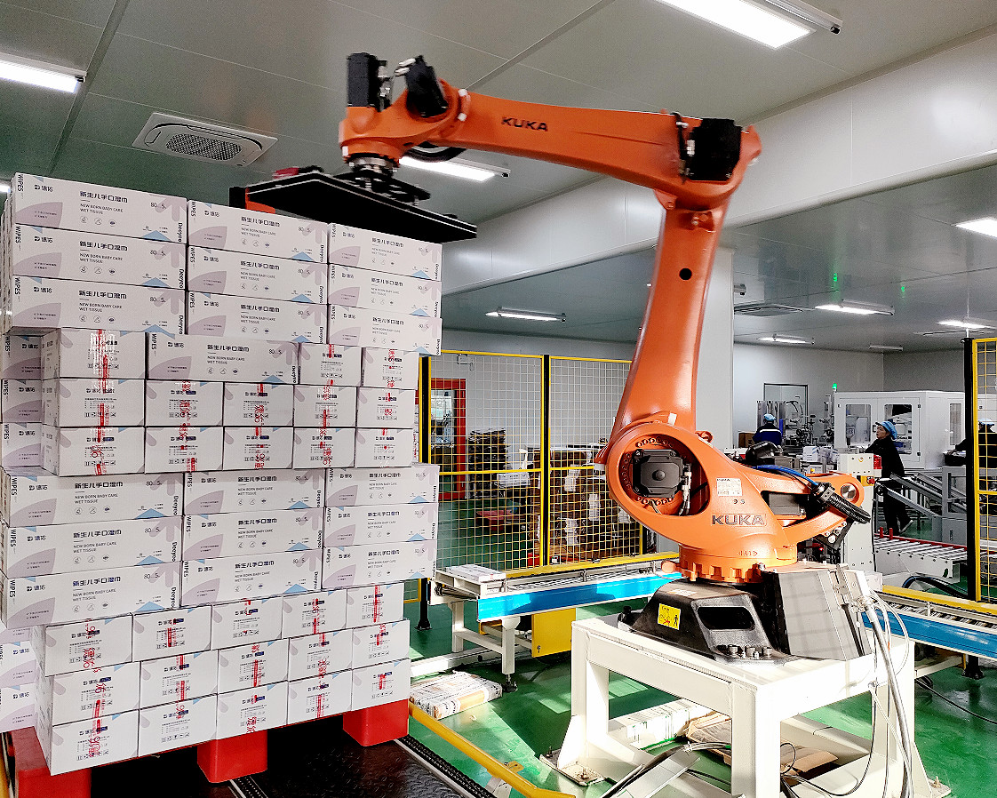 0.06mm Repeatability 5-Axis Industrial Robot Cell for High Precision Applications