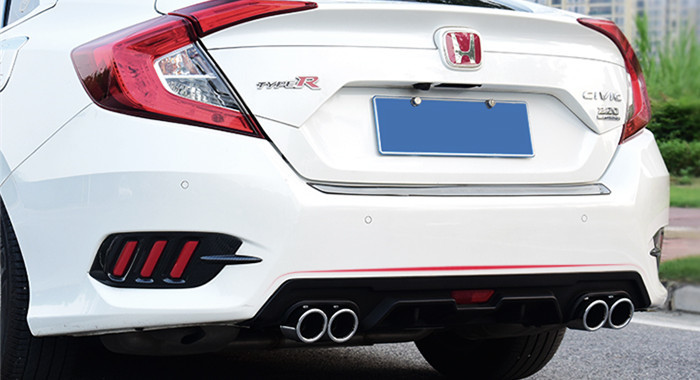 Good Performance LED Daytime Running Lights Fog Lamps And Rear Bumper Lights For Honda New Civic 2016 2018