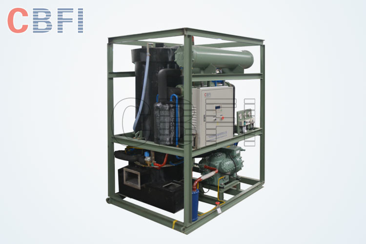 CBFI Commercial Ice Tube Machine Tube Ice Maker Germany Compressor