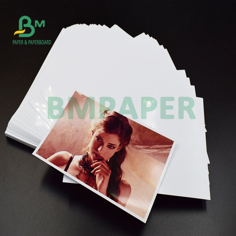 260gsm 300gsm Double Side Inkjet Printing Glossy Photo Paper For Menu 6R A4