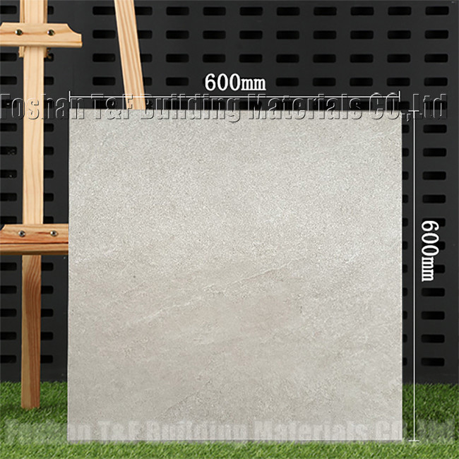 Non - Slip Porcelain 600x600mm Rustic Floor Tiles Promotion Rustic Tiles Yellow Color