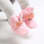 Fancy 2019 winter Flannel warm cute rabbit infant girl crib socks baby booties