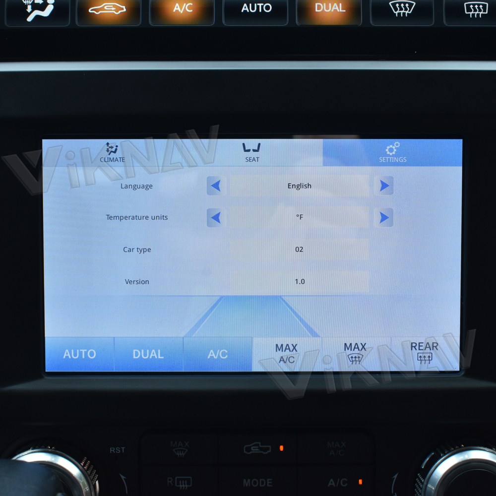 8 Core Ford F150 Android Car Radio With AC Screen Car Climate Control