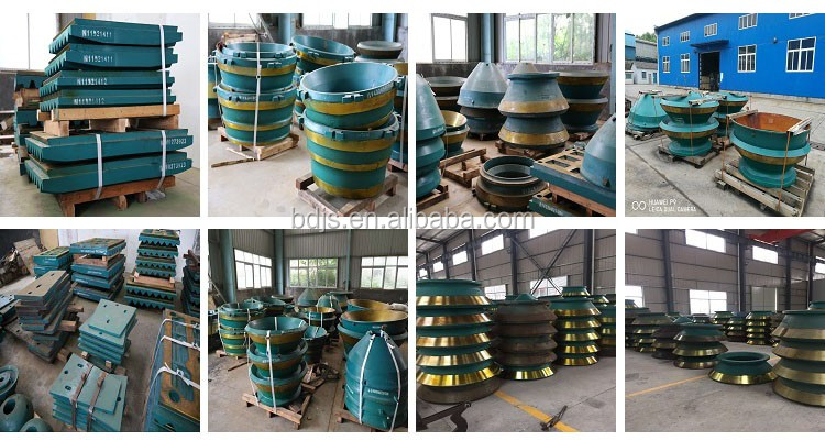 High Manganese Steel Crusher Replacement Parts for HP800 HP700 HP600 Cone Crusher