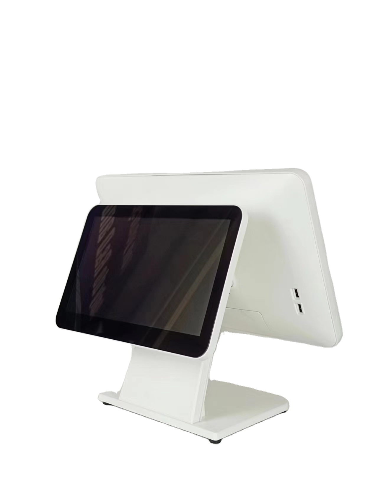 Retail/Restaurant 15.6" Touch Screen POS Machine with LED8 or VFD220 in Black/White