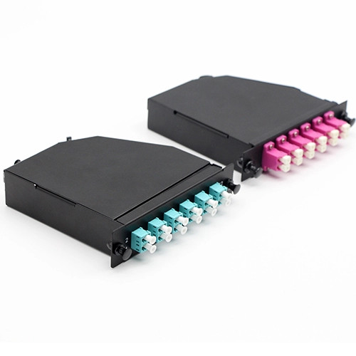 6 X LC Duplex SM OM3 50/125 MPO MTP Terminal Box