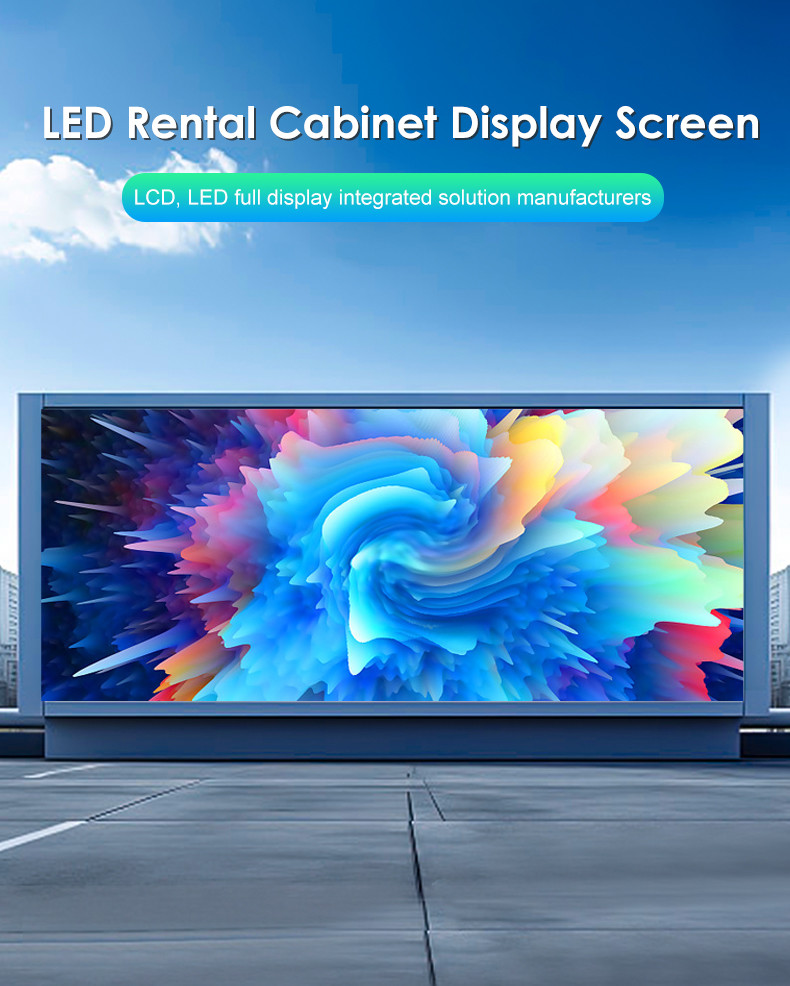 P2.604 LED Rental Screen 3840Hz LED Panel Video Screen 1000cd/m2
