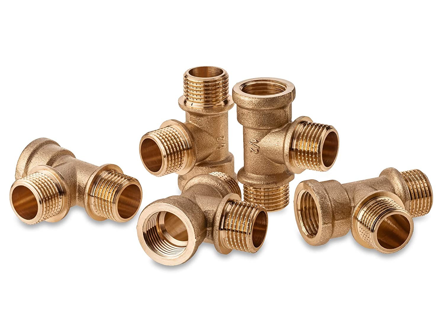 3 Ways Male Thread T Shape CNC Aluminum Profile Anodized Mill Finish