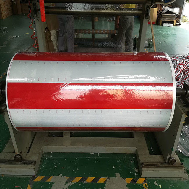 OEM Design Reflective Traffic Cone Sleeve Manufacturer Sticky Self Adhesive Sticker For Road Cone Traffic Collar