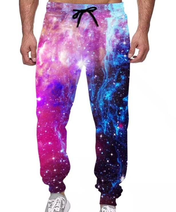 Regular Fit Custom Printed Sweatpants Quick Dry Patterned Joggers
