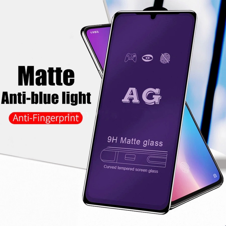 Silk AG Anti Blue 2.5D Glass Screen Protector Full Glue 9H Tempered Glass Screen Protector For IPhone
