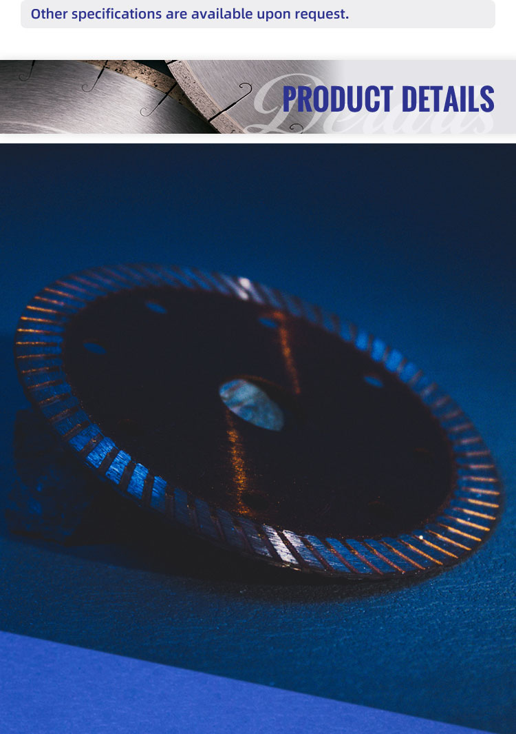 4.5in Diamond Saw Blade for Concrete Cutting of Glasses Marble and Granite by Linsing