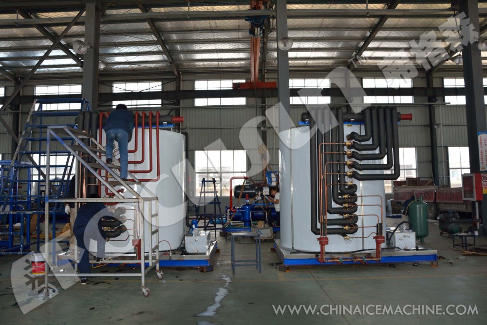 220-480V Voltage Fresh Water Flake Ice Making Machine For Easy Operation