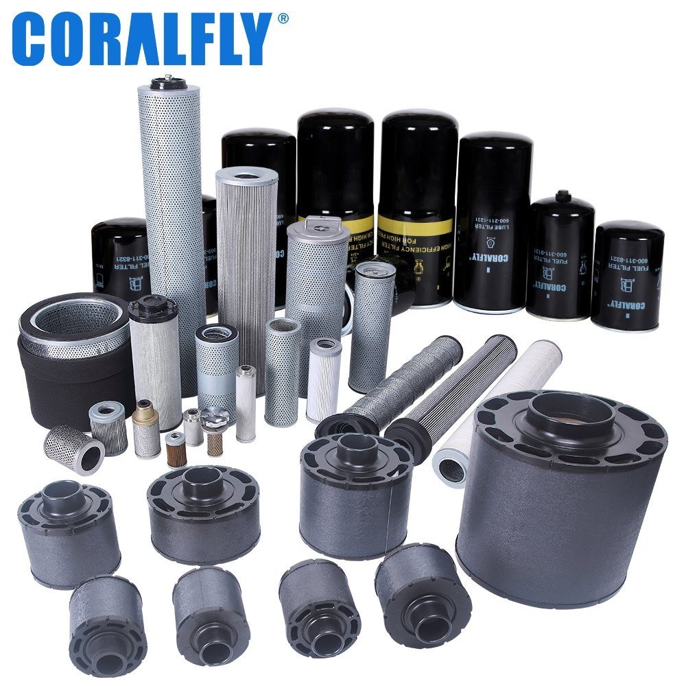Coralfly Diesel Engine Komatsu Truck Air Filter 6001819500S 6001819340