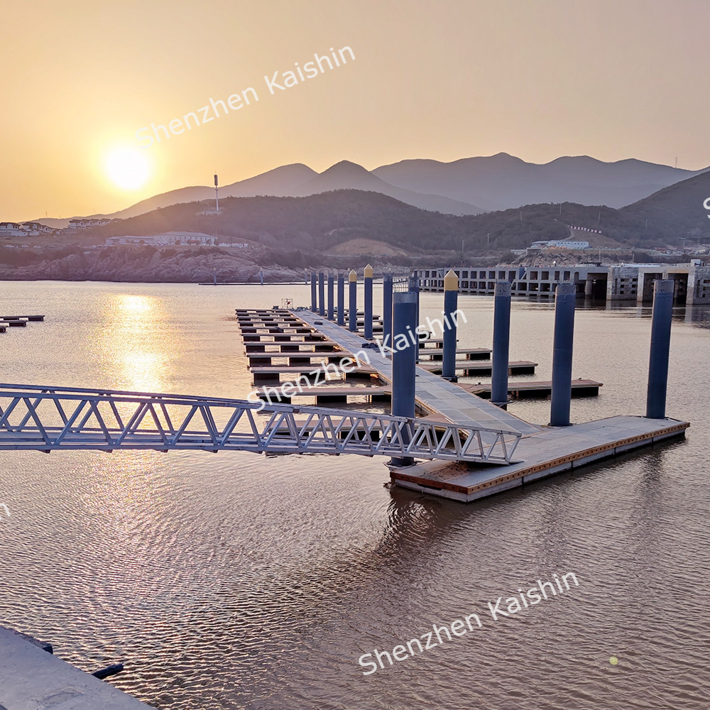 Kaishin Finger Dock Marine Water Floating Berth Dock For Yacht Club Pontoon