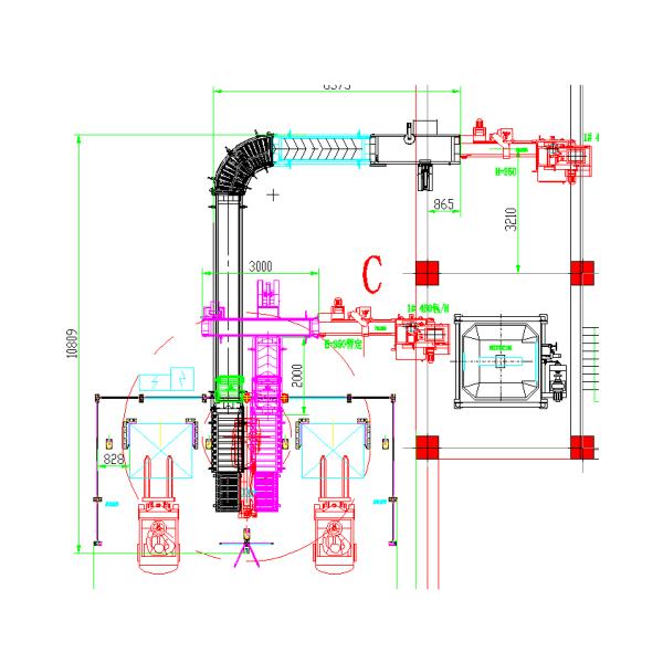 900bags/Hour High Efficiency Automatic Palletizer Machine NSK Bearing Robot Palletizer