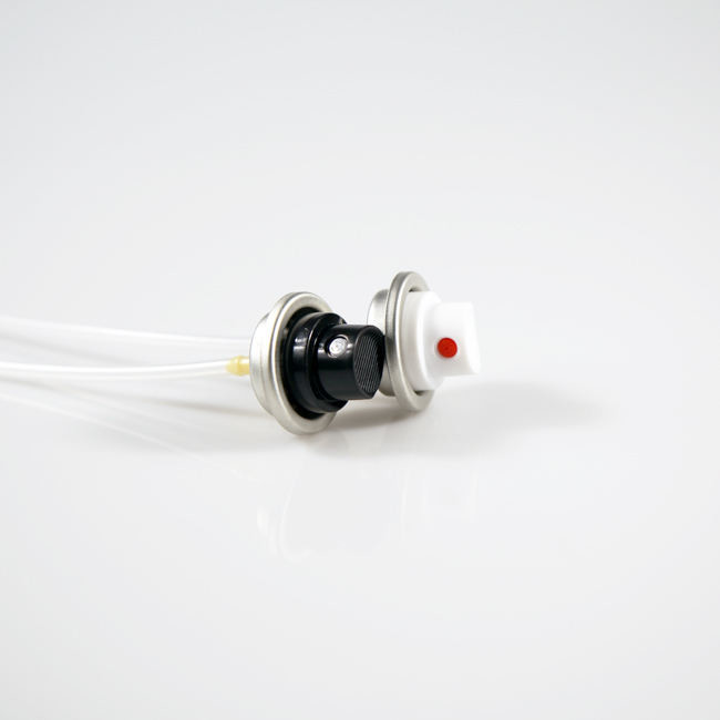 Anti Rust Tinplate Aerosol Can Valve And Nozzles For 200ml -450ml Spray Cans