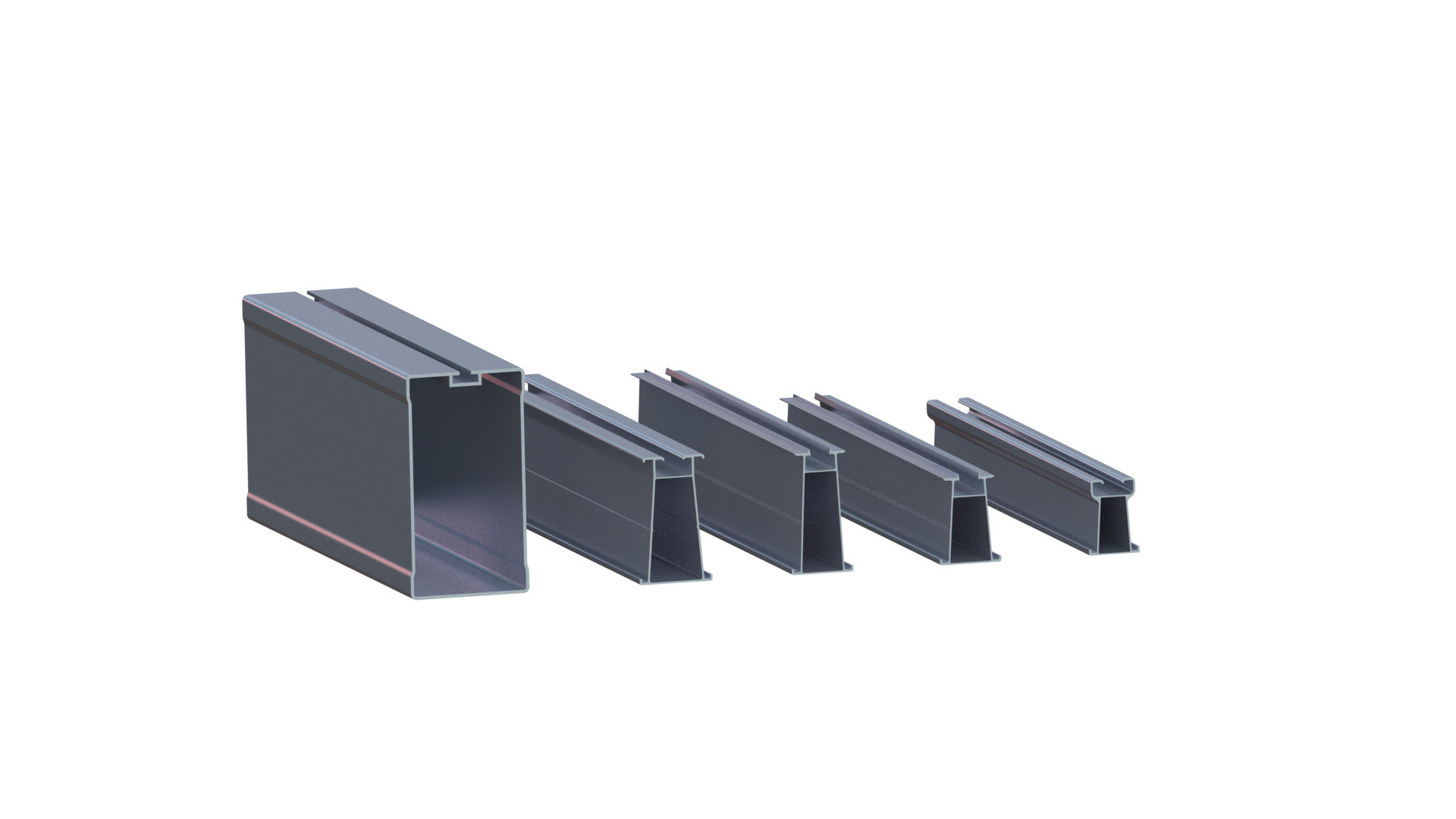 Rail 65 Aluminium Solar Mounting Structure AL6005 Ground Frame