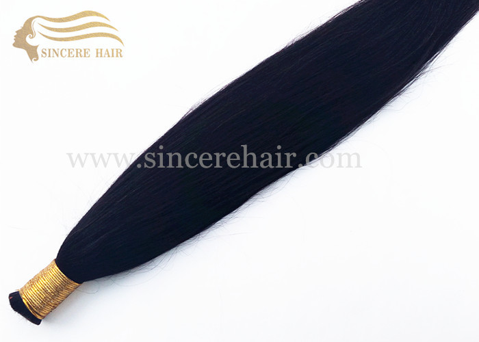 55 CM Hair Bulk Extension - 22" Natural Black Brazilian Human Hair Bulk for sale