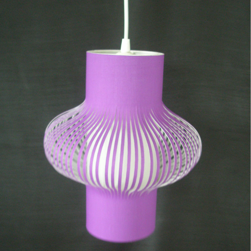 7 Layer TC Cut Strip Easy Fit Pendant Shade With Cutouts Customized
