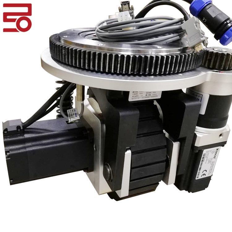 Stacker Forklift DC Servo Robot Drive Wheels ODM With 200w Steer Motor