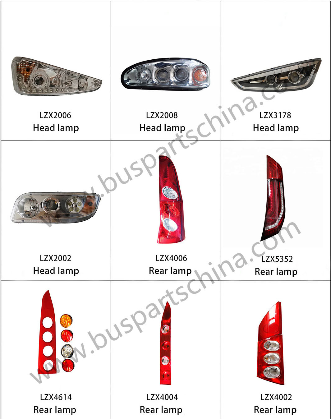 IRIZAR Bus Parts Auto Parts Round Tail Lamp