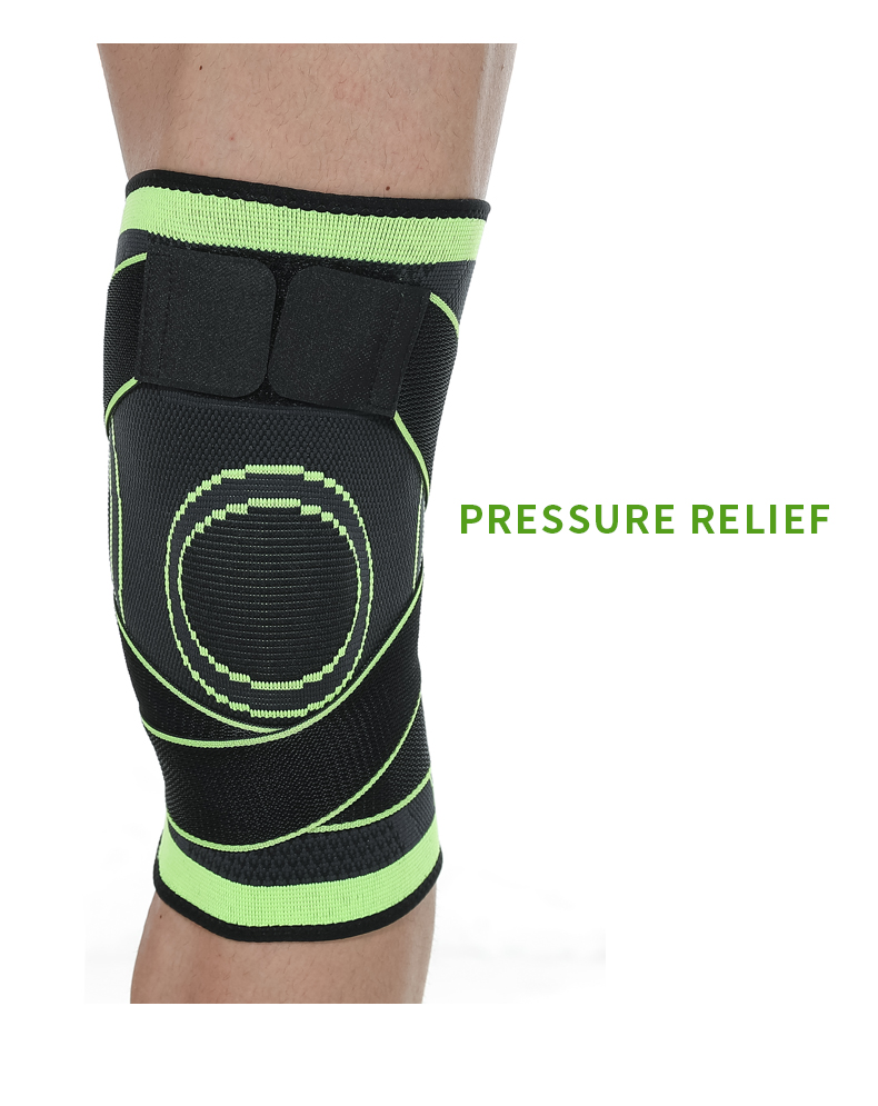 Fitness Outdoor Knitted Sports Knee Pads Washable Running Compression Knee Sleeve