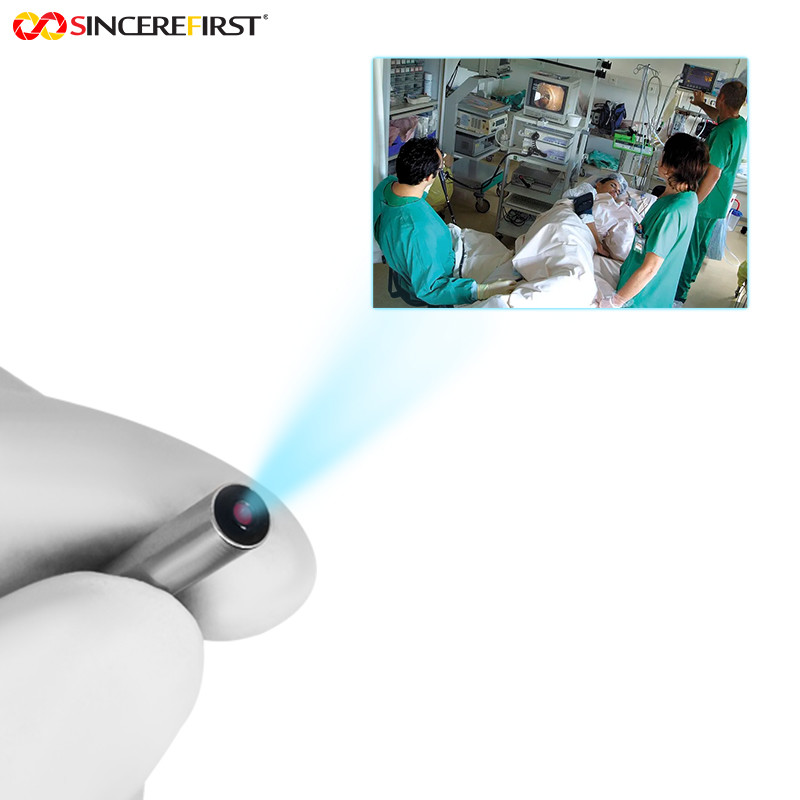 4.6mm VGA Sensor Flexible Inspection Endoscope Camera Module With Light