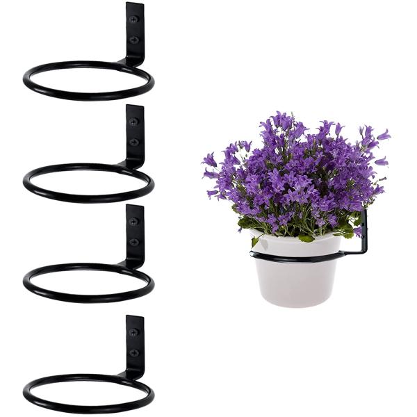 Wall Mount Flower Pot Brackets for Balcony 5mm Thickness Hanger Hook Ring Bracket
